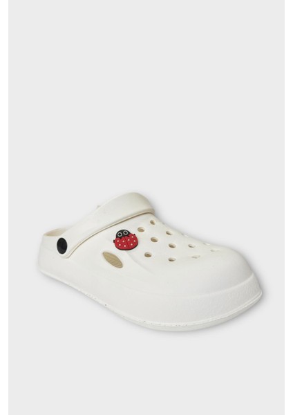 Kadın Comfort Uğur Böceği Tokalı Medikal Hemşire Sabo Terlik Krem fiyatları