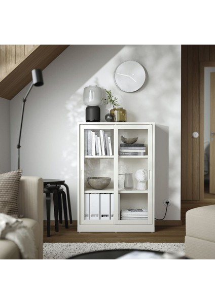 Sürgü Kapaklı Dolap, Kırık Beyaz, 81X37X116 cm fiyatları