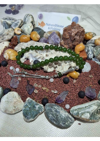 Tayvan Yeşim Tesbih – Şifa, Bereket ve Koruyucu Enerji Taşı