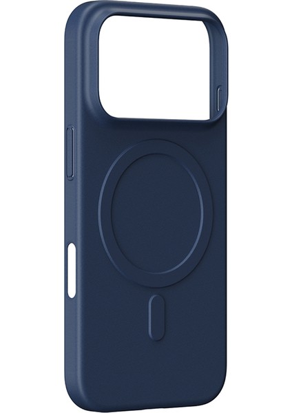 iPhone 17 Pro Max Uyumlu Kılıf M-Safe Şarj Özellikli Amazingthing Minimal Air Serisi Kapak Mavi modelleri