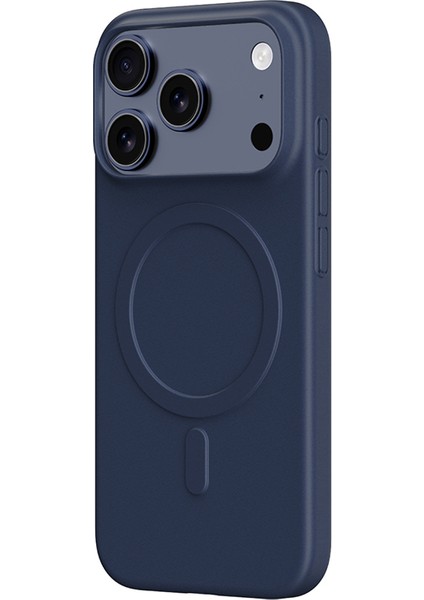 iPhone 17 Pro Max Uyumlu Kılıf M-Safe Şarj Özellikli Amazingthing Minimal Air Serisi Kapak Mavi fırsatları