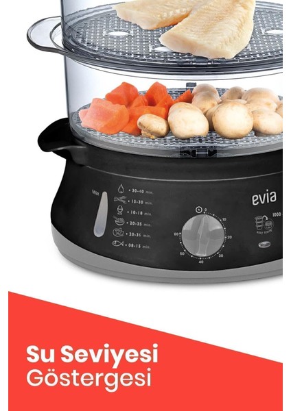 60 Dakika Zamanlı 10 Litre Bpa Içermeyen Buharlı Pişirici indirimleri