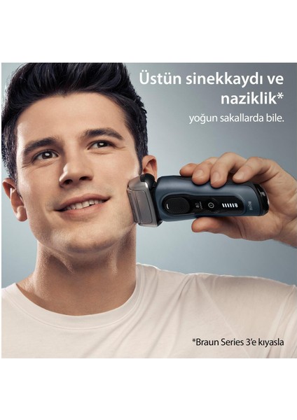 Series 8 Elektrikli Tıraş Makinesi, Şarj Standı, Islak ve Kuru, 8513S, Gri indirimleri