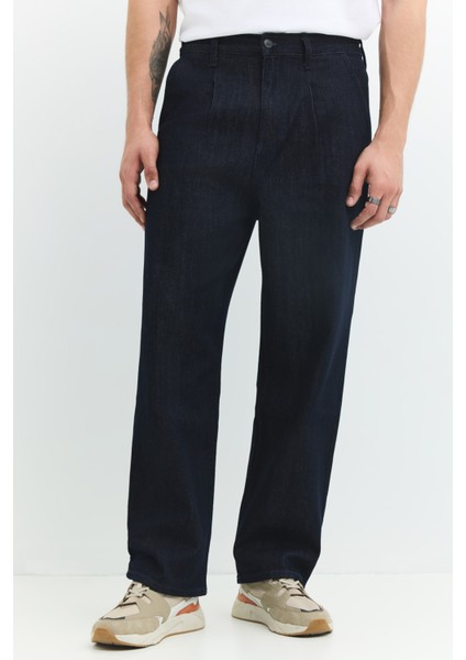 Goodıe Relaxed Fit Koyu Indigo Klasik 5 Cep Erkek Jean Pantolon modelleri