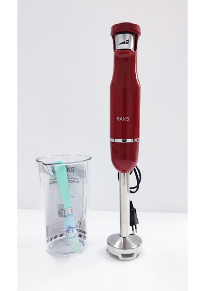 Kırmızı Turbo El Blenderi, Ölçü Kabı ve Bıçak Hediyesi ile Güçlü ve Pratik Kullanım indirimleri