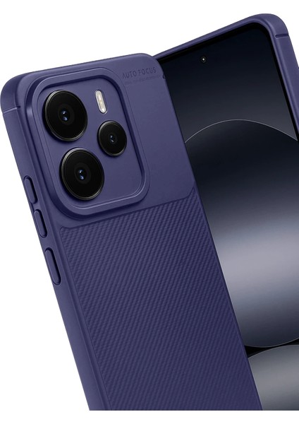 Msa-Shop Newface Xiaomi Note 14 5g Auto Focus Karbon Kapak - Lacivert fiyatları