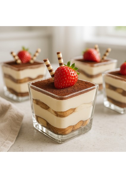 Turuncu Cam Kare Kase 9X9CM 6'lı Set, Şık ve Kullanışlı Mutfak Aksesuarı fiyatları