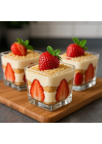 Turuncu Cam Kare Kase 9X9CM 6'lı Set, Şık ve Kullanışlı Mutfak Aksesuarı modelleri