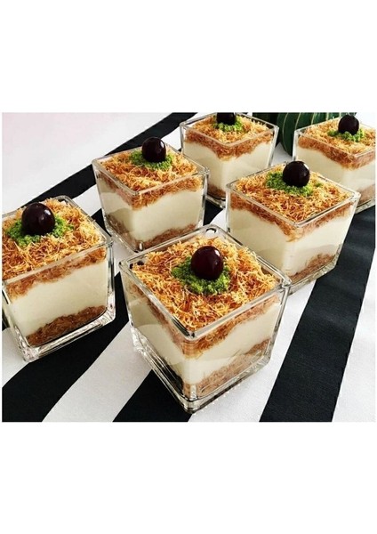 Turuncu Cam Kare Kase 9X9CM 6'lı Set, Şık ve Kullanışlı Mutfak Aksesuarı indirimleri