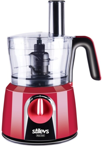Kırmızı Maxi Chef Mutfak Robotu, Şık ve Fonksiyonel Ev Mutfak Ürünü
