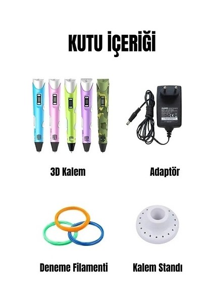 Üç Boyutlu Yazıcı Kalem Printer fiyatları