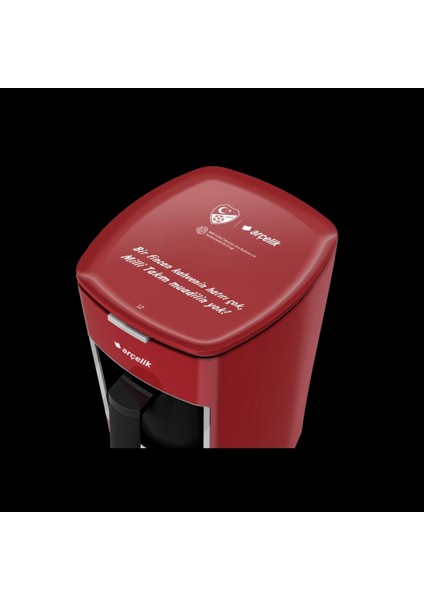 K 3300 Tff Türk Kahve Makinesi, Kırmızı Renkli, Şık ve Kullanışlı Ev Için Ideal Seçim fırsatları