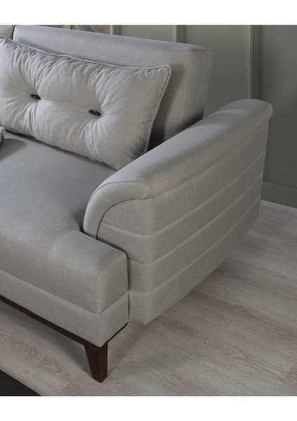 Didar Üçlü Yataklı Kanepe Keten Krem fiyatları