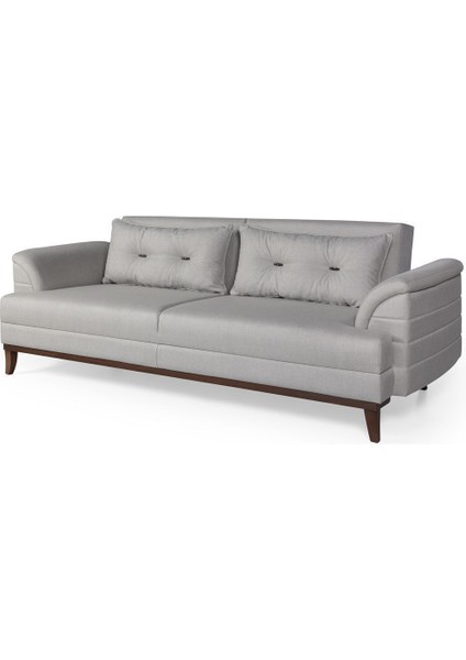 Didar Üçlü Yataklı Kanepe Keten Krem modelleri