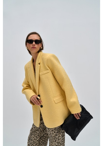 Enzo Sarı Blazer Ceket indirimleri