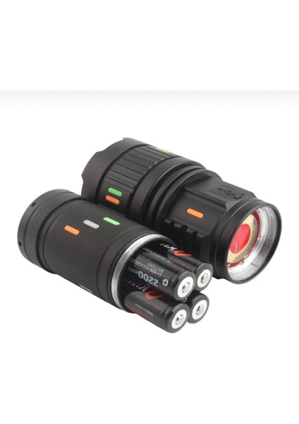 Coba CB-G401Y Alüminyum Tg LED Güç Göstergeli Type-C Şarjlı El Feneri modelleri