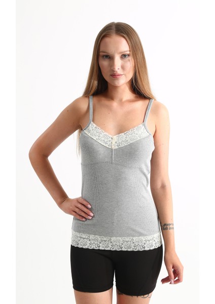 Kadın Askılı Bluz Gri fiyatları