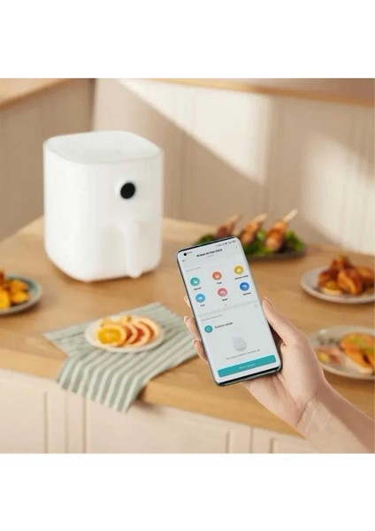 3.5l 1500W Yağsız Kızartma Hava Fritözü Beyaz indirimleri