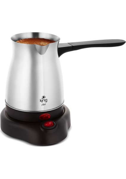 K451 Haz Türk Kahve Makinesi, Şık Metalik Tasarım ve Kolay Kullanımla Evinize Şıklık Katın