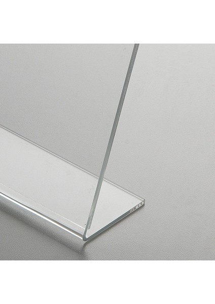 10 Adet A4 (21X29.7) Masaüstü L Tipi Dikey Föylük - Masaüstü Menü ve Fiyatlık Standı -Broşürlük, Föylük indirimleri