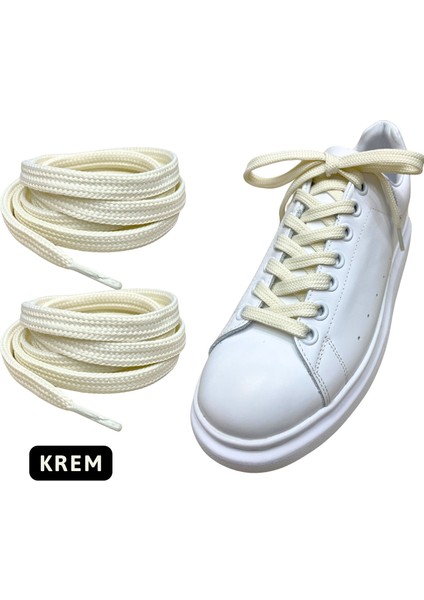 120 cm Yassı Spor Ayakkabı Bağcığı, Sneakers Bağcık, Yassı Ayakkabı Bağcığı 1 Çift