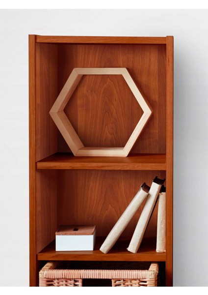 276-8307 Kızıl Kahverengi Ahşap Desen Kendinden Yapışkanlı Folyo ( 67 cm x 2 mt )