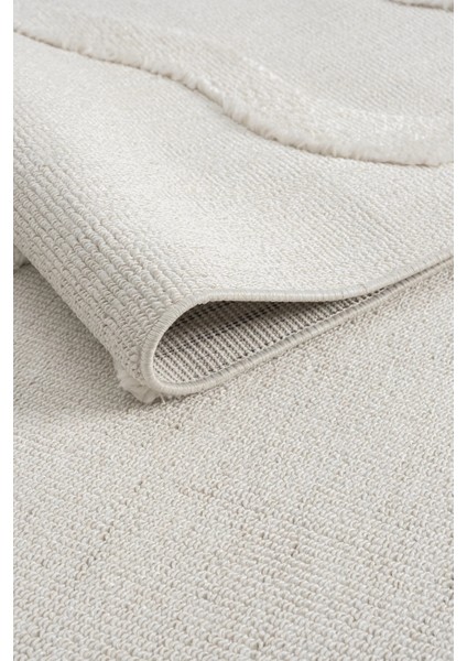 Krem Modern Dokuma Halı Püsküllü Yolluk Antre Oturma Odası Salon Mutfak Çocuk Odası Halısı fiyatları