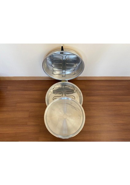 Gri Renkli Elektrikli Tandır Fırın, Düğmesiz Sac Kutu Tasarımıyla Şık ve Kullanışlı