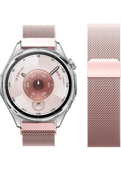 Watch Gt5 / Gt6 46MM ile Uyumlu Manyetik Milanese Loop Metal Kordon – Paslanmaz Çelik, Şık ve Dayanıklı Kayış modelleri