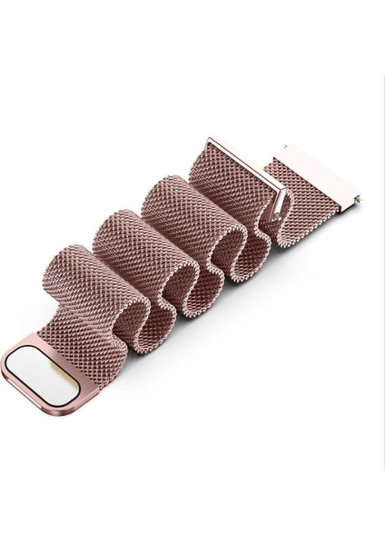 Watch Gt5 / Gt6 46MM ile Uyumlu Manyetik Milanese Loop Metal Kordon – Paslanmaz Çelik, Şık ve Dayanıklı Kayış