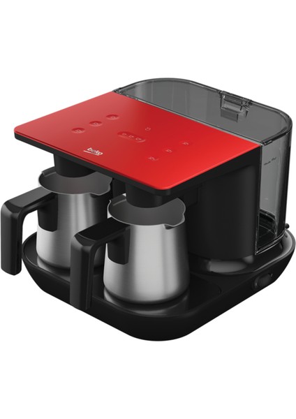 Kırmızı ve Siyah Türk Kahve Makinesi, Şık ve Pratik Kullanım Için Ideal fiyatları
