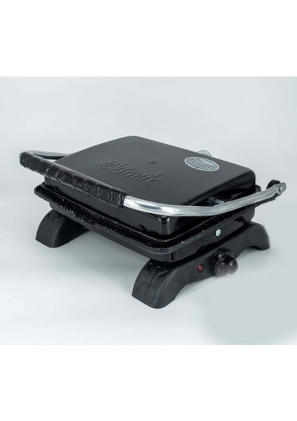 Granit Siyah Tost Makinesi 1800W 4-6 Dilim Ev ve Sanayi Kullanımı