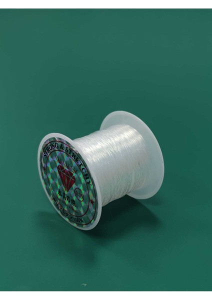 Turuncu Görünmez Iplik 35 Metre, Kopmaz ve Hafif, 0.35 mm