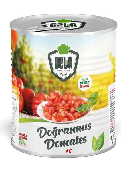 Doğranmış Küp Domates 4200 gr