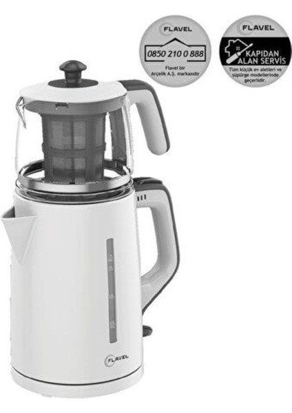 Beyaz 1.7 L Çay Makinesi, Hızlı ve Kolay Demleme Keyfi fiyatları