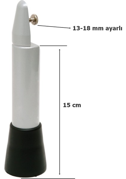 Tempo Islak Hacim Kabin Ayak 15 cm Alüminyum 13-18 mm modelleri