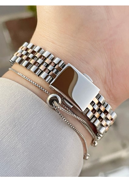 Mini Rolex Kasa Kadın Kol Saati ve Bileklik fırsatları