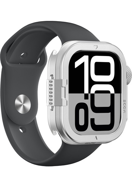 Watch 10 46MM Uyumlu Amazingthing Premium Armor Fit Fullguard Metal Kasa ve Ekran Koruyucu Siyah indirimleri
