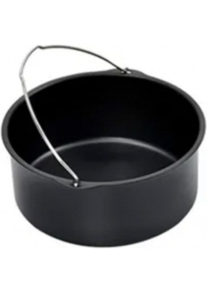 20CM Siyah Airfryer Pişirme Kabı Xxl Uyumlu indirimleri