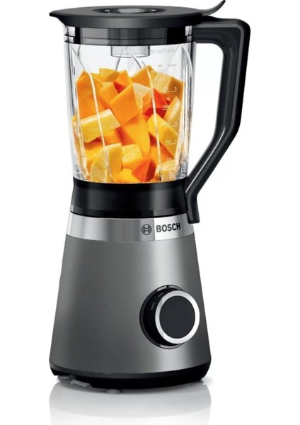 1200 W Gümüş Çok Amaçlı Güçlü Blender, Dayanıklı ve Şık Tasarım