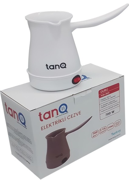 Beyaz Elektrikli Plastik Cezve, Pratik ve Şık Türk Kahvesi Yapım Seti indirimleri