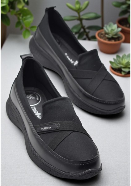 106 Streçli Taşlı Ortopedik Taban Günlük Kadın Ayakkabı Babet Casual Günlük Ayakkabı fiyatları