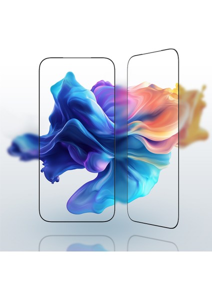 iPhone 17 Air Uyumlu Amazingthing Radix Parmak Izi Bırakmayan Temperli Cam Ekran Koruyucu Şeffaf