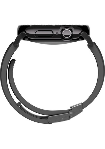 Watch 10 46MM Uyumlu Amazingthing Gleam Fit Fullguard Taşlı Sert Pc Kasa ve Ekran Koruyucu Siyah fırsatları