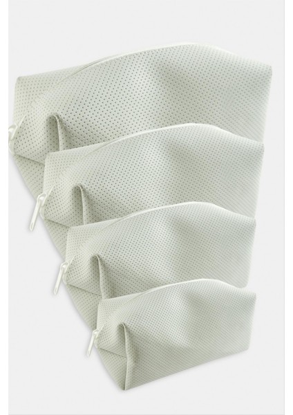 4 Adet El Tutmalı Makyaj Çantası