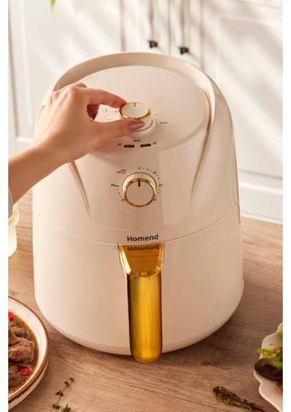 8 Programlı Yağsız Fritöz 4,3 Litre, Sağlıklı ve Kolay Kullanım fırsatları