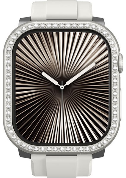 Watch 10 46MM Uyumlu Amazingthing Gleam Fit Fullguard Taşlı Sert Pc Kasa ve Ekran Koruyucu Starlight fiyatları