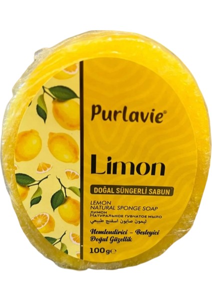 Süngerli Limon Sabun 100 gr