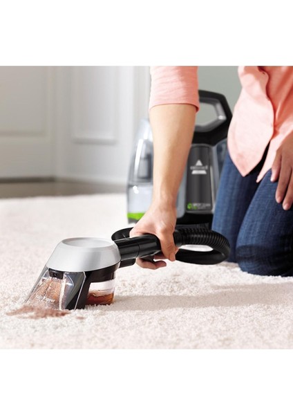 Evcil Hayvanlı Evlere Özel Halı ve Koltuk Temizleme Makinesi Siyah