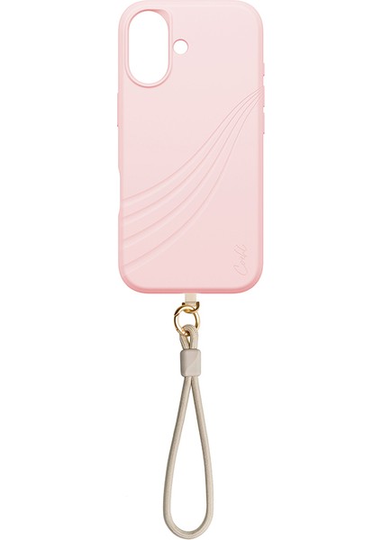iPhone 17 Uyumlu Kılıf M-Safe Şarj Özellikli Soft Arka Yüzey Askı Ipli Coehl Serina Kapak Pembe fiyatları